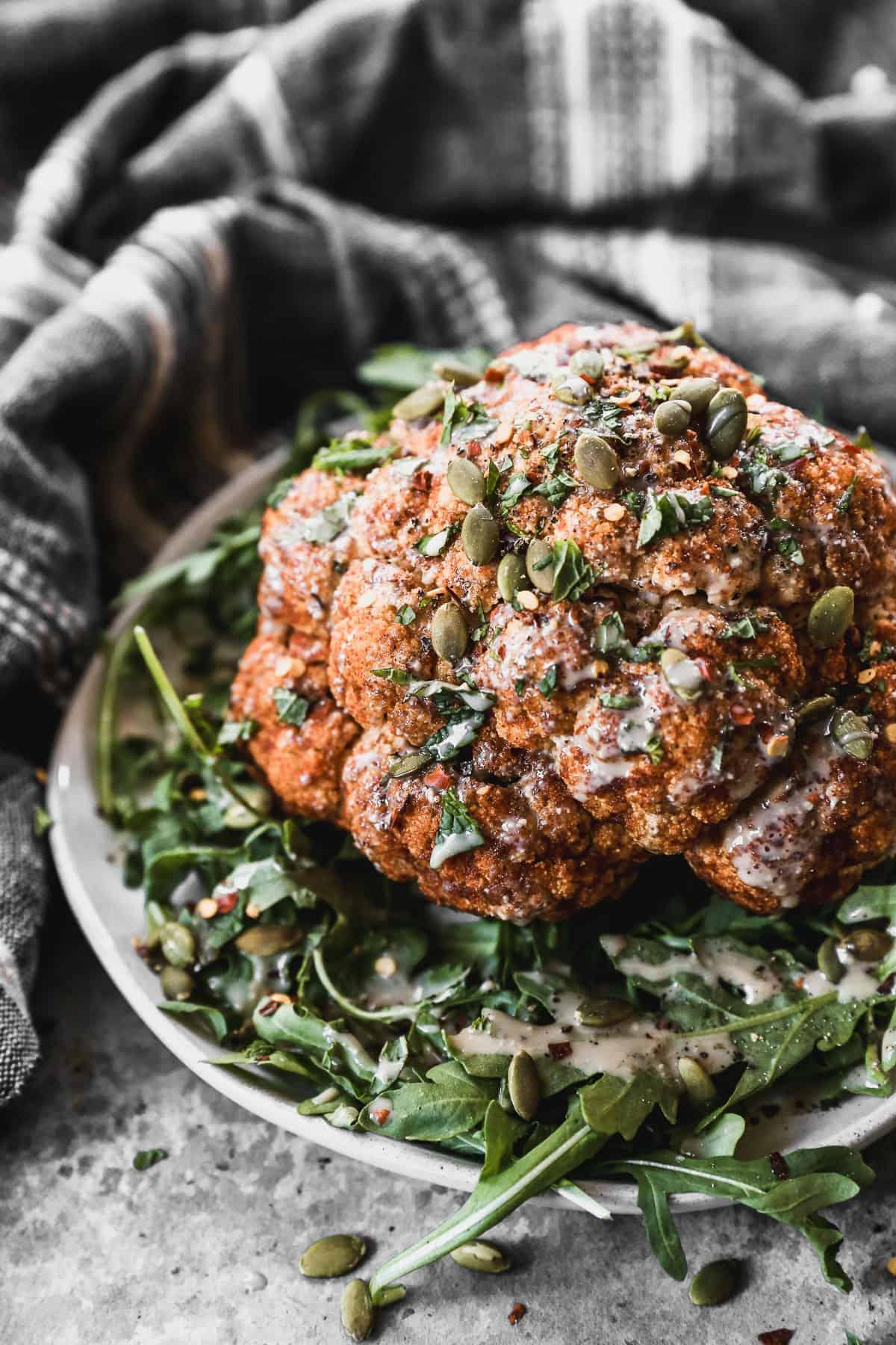 Whole Roasted Cauliflower