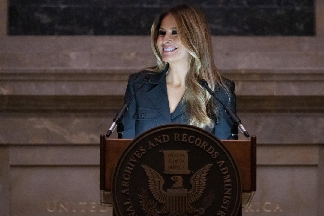 Melania Trump Makes Rare Public Appearance in Naturalization Ceremony