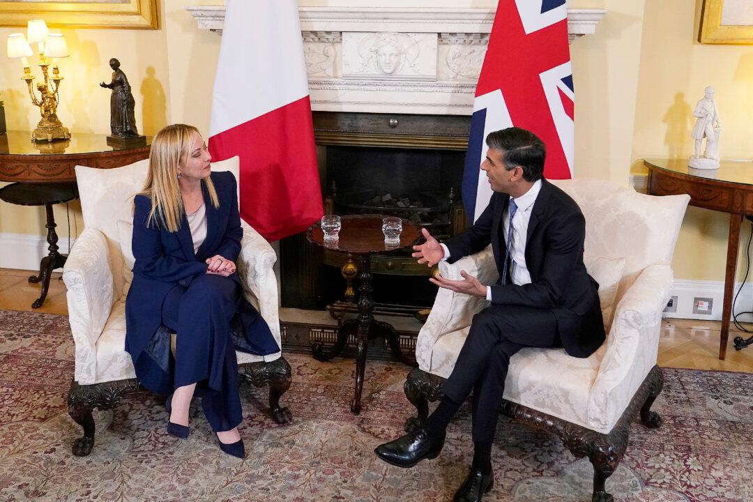 Sunak in Rome for Illegal Migration Talks