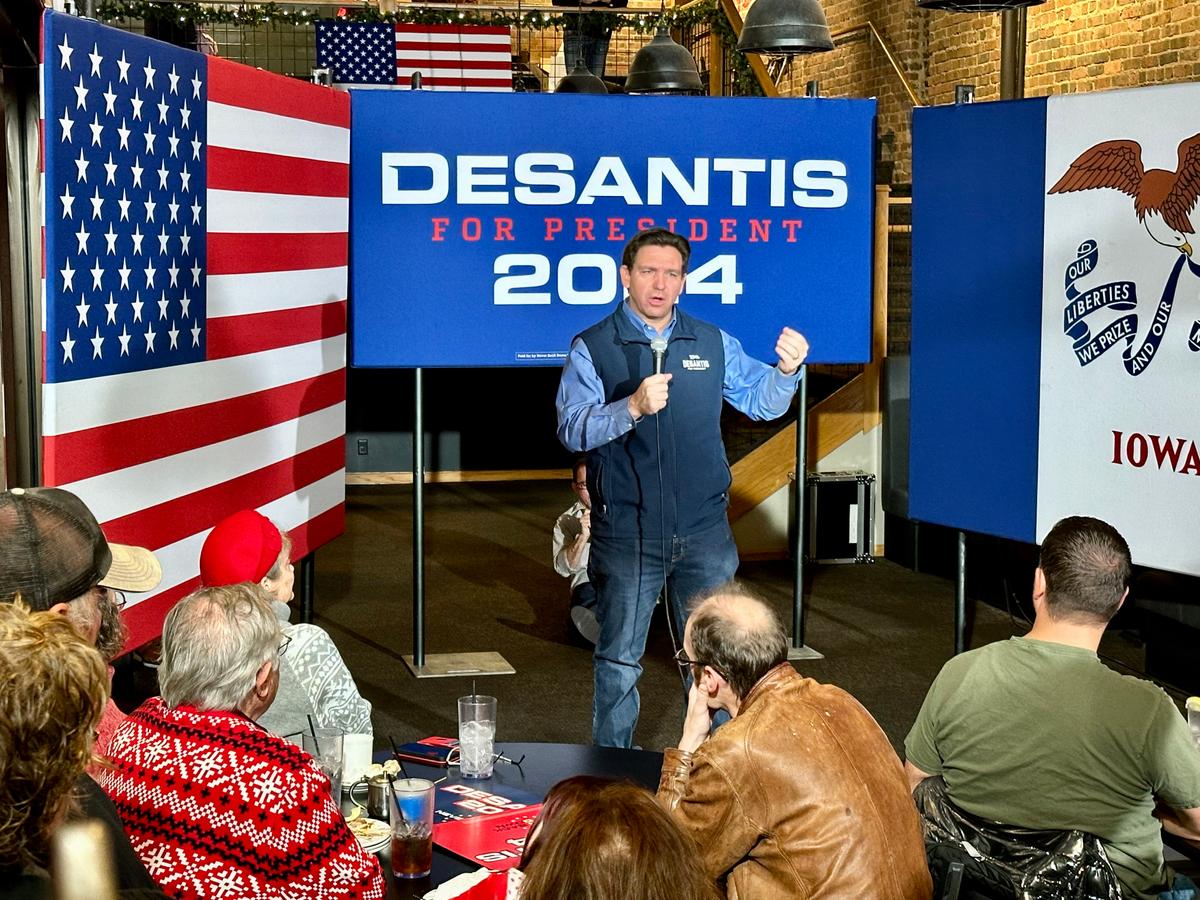 DeSantis Tells Iowa Supporters to Ignore the Polls as Trump Leads by Large Margin