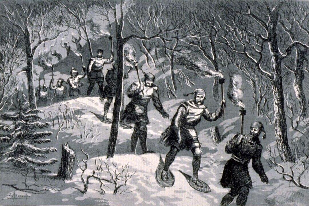 The Intrepid Montreal Snowshoers of Yore