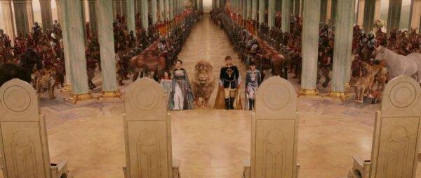 A scene from "The Chronicles of Narnia: The Lion, the Witch, and the Wardrobe." (Walt Disney Pictures)