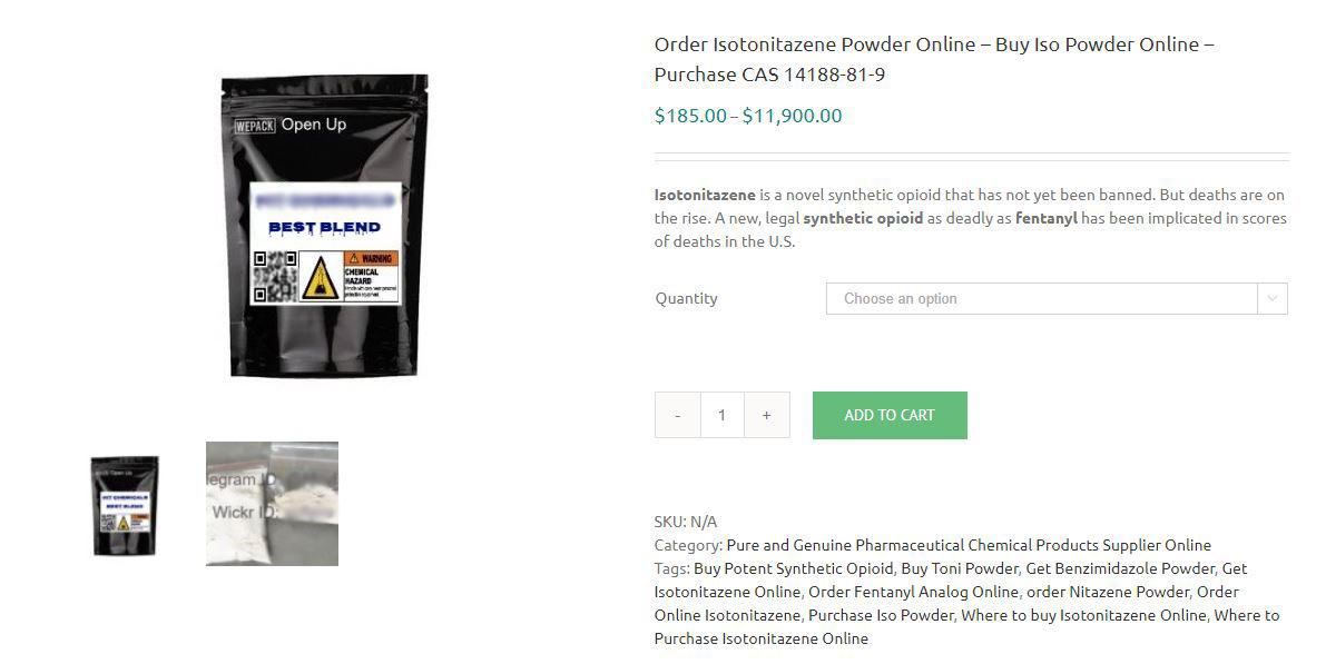 ANALYSIS: New Drug, Made in China, Just a Deadly Click Away