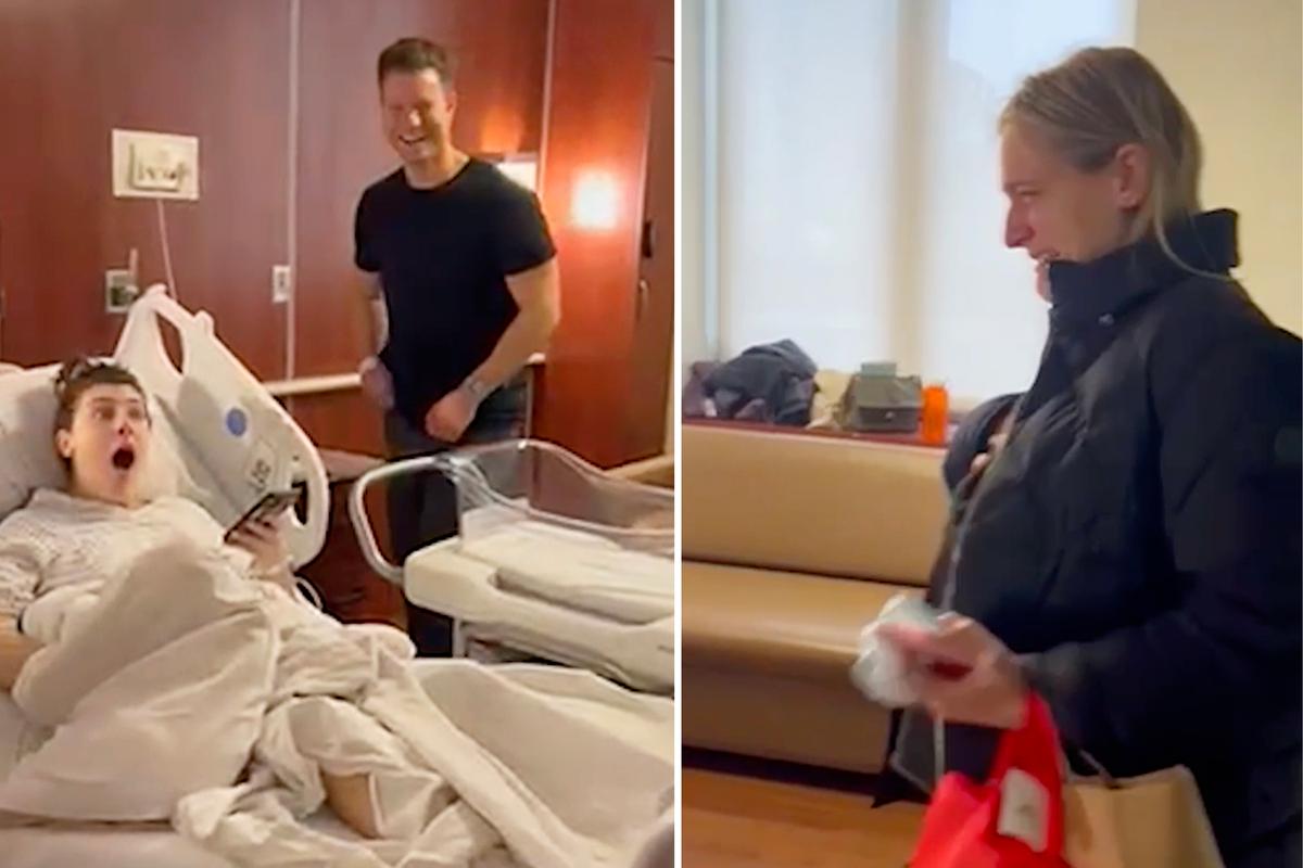 VIDEO: New Mom Bursts Into Tears After Pregnant Sister With a Close Due Date Surprises Her at Hospital