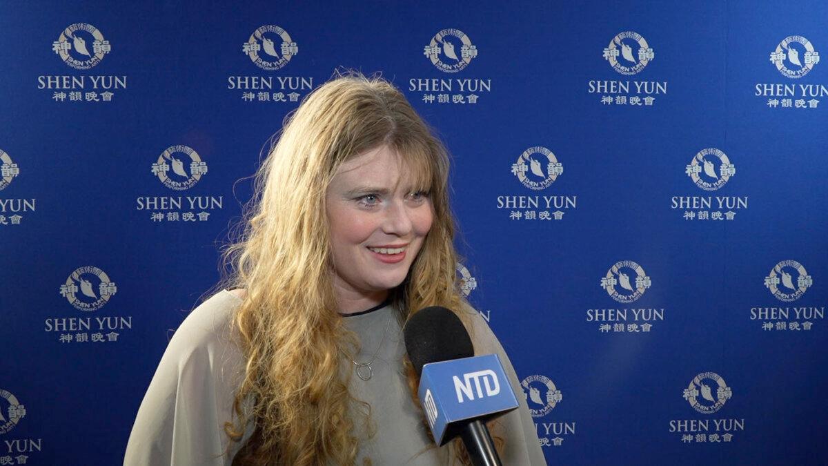 Taylor Hayes attended Shen Yun Performing Arts at the Johnny Mercer Theatre in Savannah, Ga., on Dec. 30, 2023. (NTD)