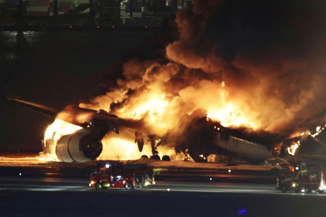 Airliner With 379 Passengers Erupts in Flames After Crashing Into Coast Guard Plane in Tokyo