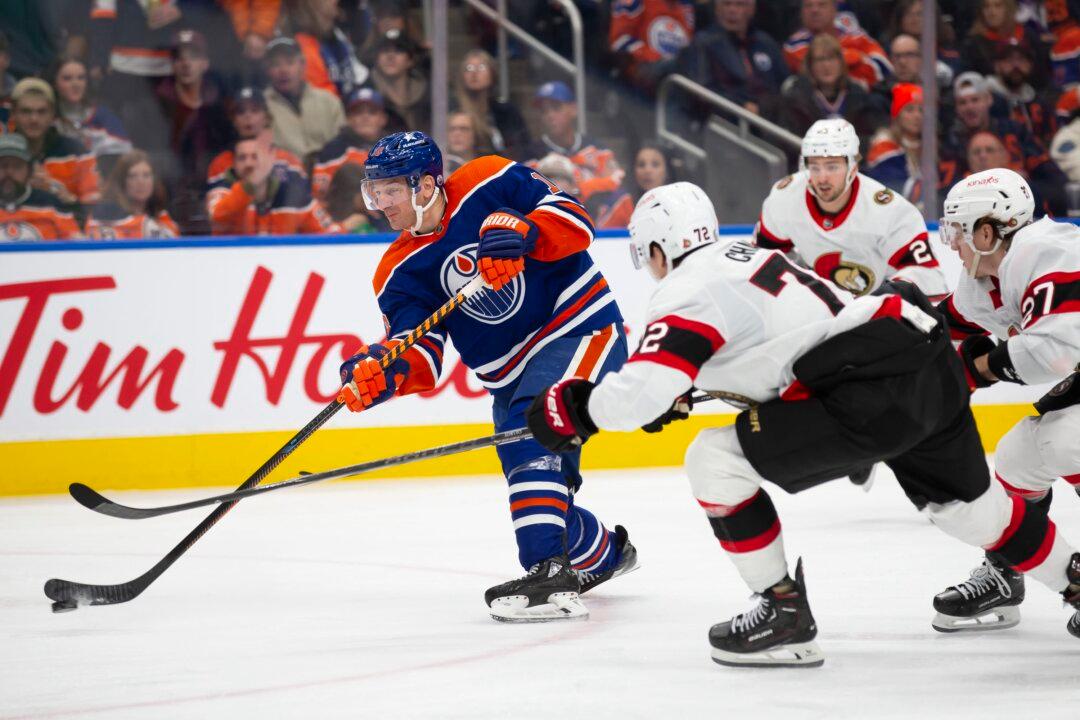 NHL Roundup: Zach Hyman’s Hat Trick Fuels Oilers Past Senators