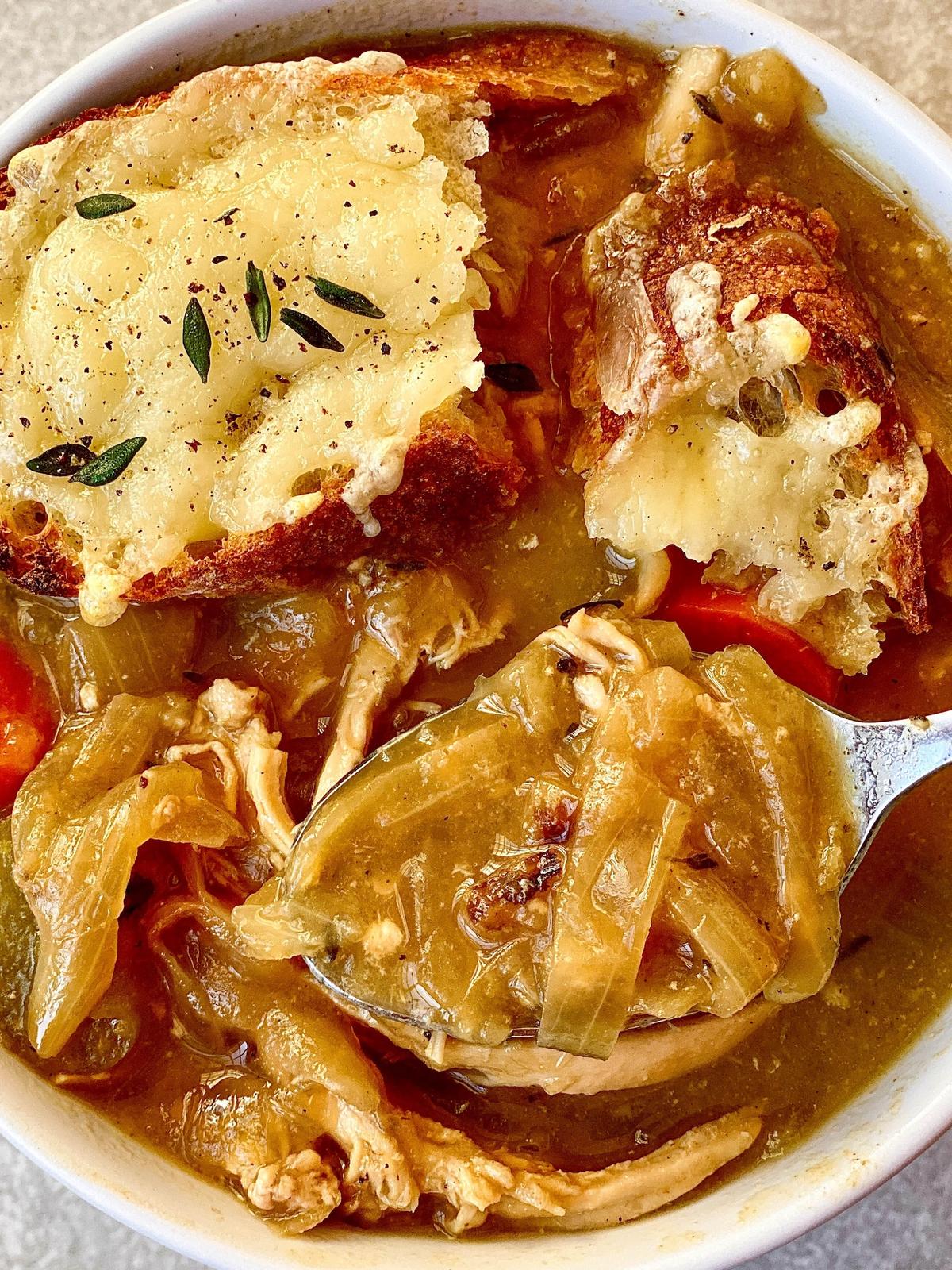 French Onion Chicken Soup Is So Good, I’ve Already Made 2 Pots in a Week