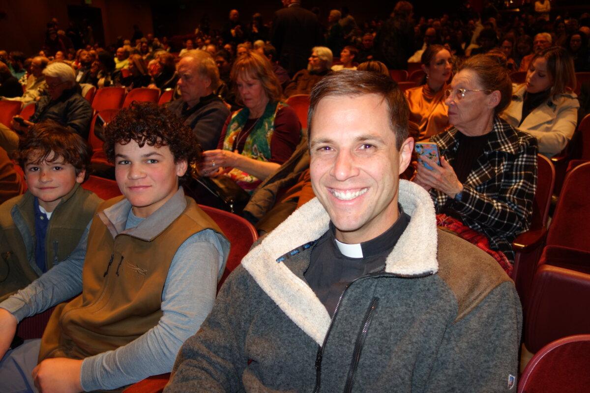 Chris Cambre enjoyed Shen Yun's evening performance at the Heymann Performing Arts Center on Jan. 17, 2024. (Lily Yu/The Epoch Times)