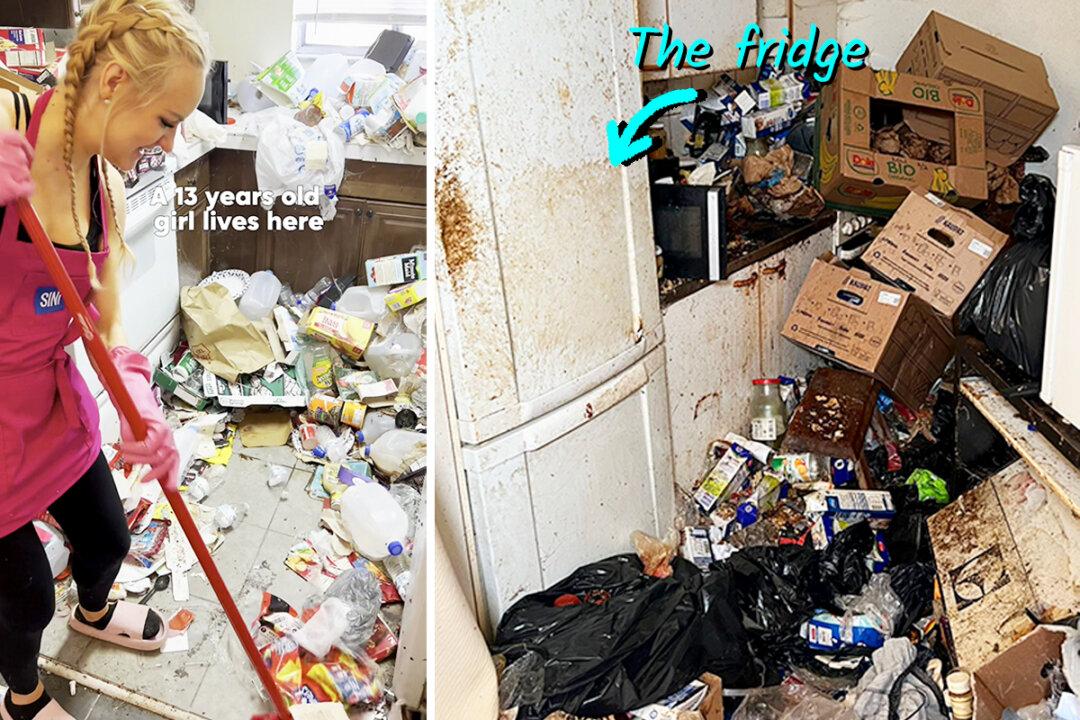 Extreme Cleaner Spends 3 Days Scrubbing Fridge and Kitchen Filled With 4-Year-Old Rotting Food