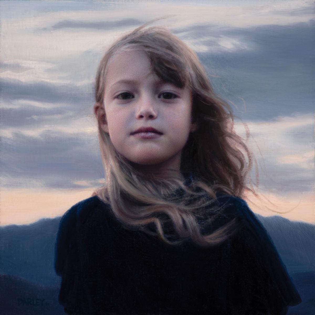 The bronze award-winning work “Vivian” by John Darley of the United States. Oil on linen. (NTD International Figure Painting Competition)