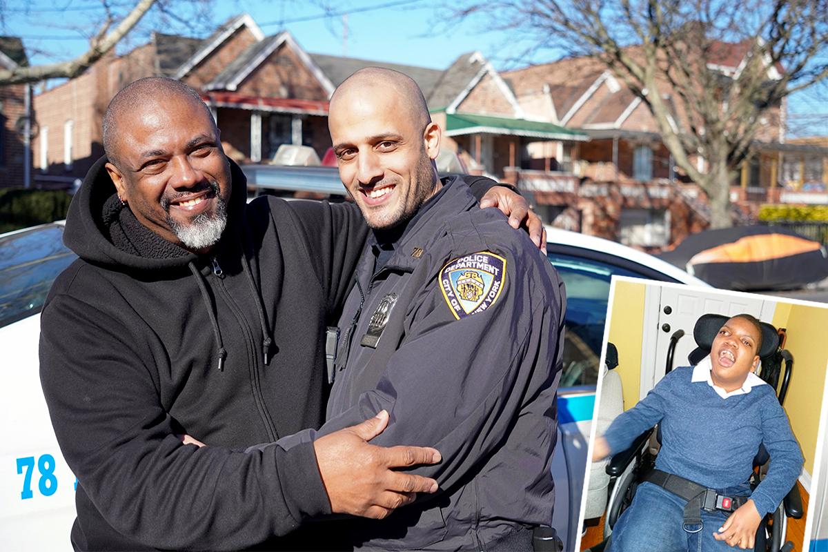 Dad Gets Emotional When First Responder Brothers Gift Life-Changing Stairlift to Disabled Son