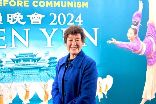 Miho Miyazaki at the Shen Yun Performing Arts performance at Kamakura Performing Arts Center on Jan. 20, 2024. (Niu Bin/The Epoch Times)