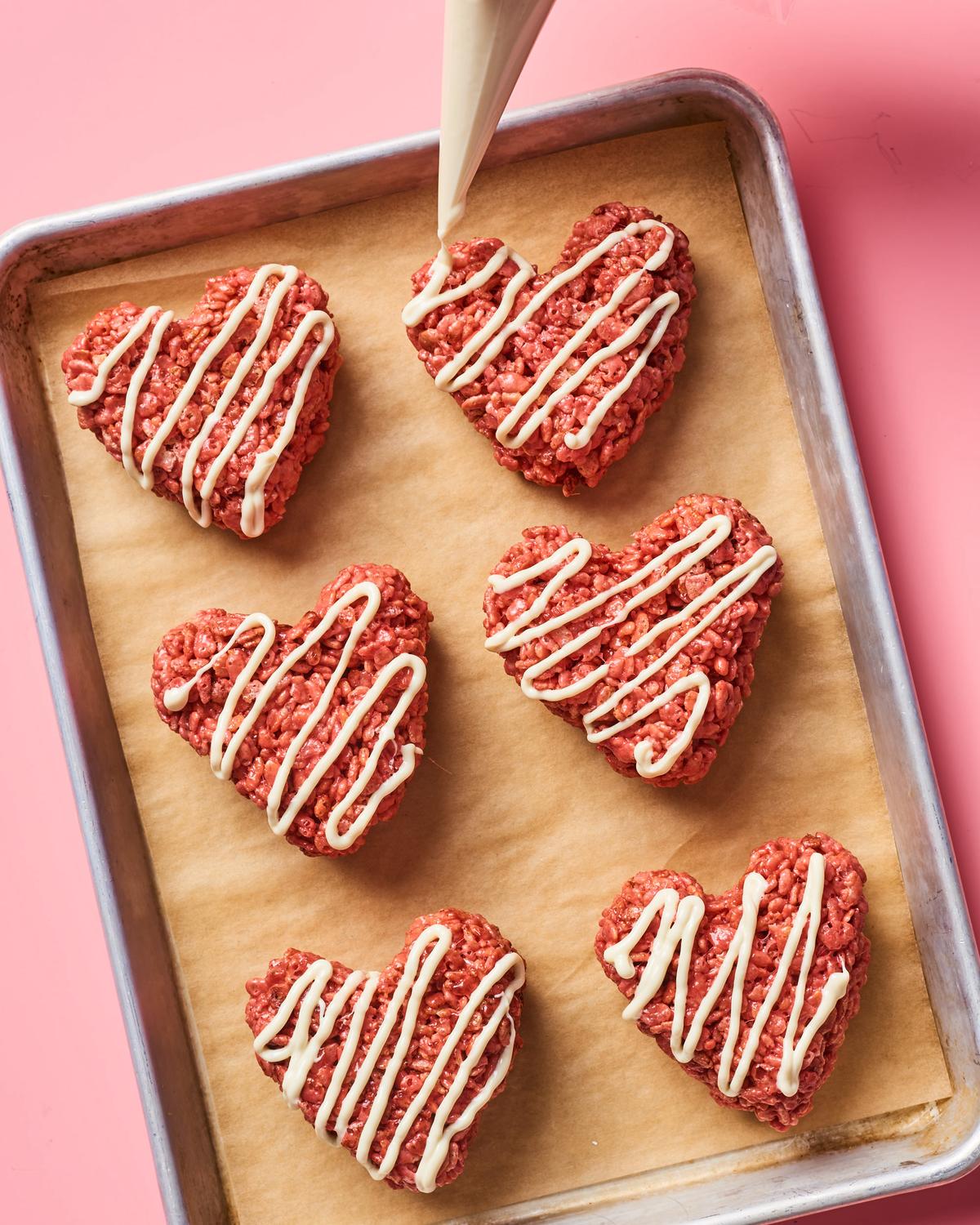 Classic Homemade Rice Krispies Treats Get a Valentine’s Day Makeover