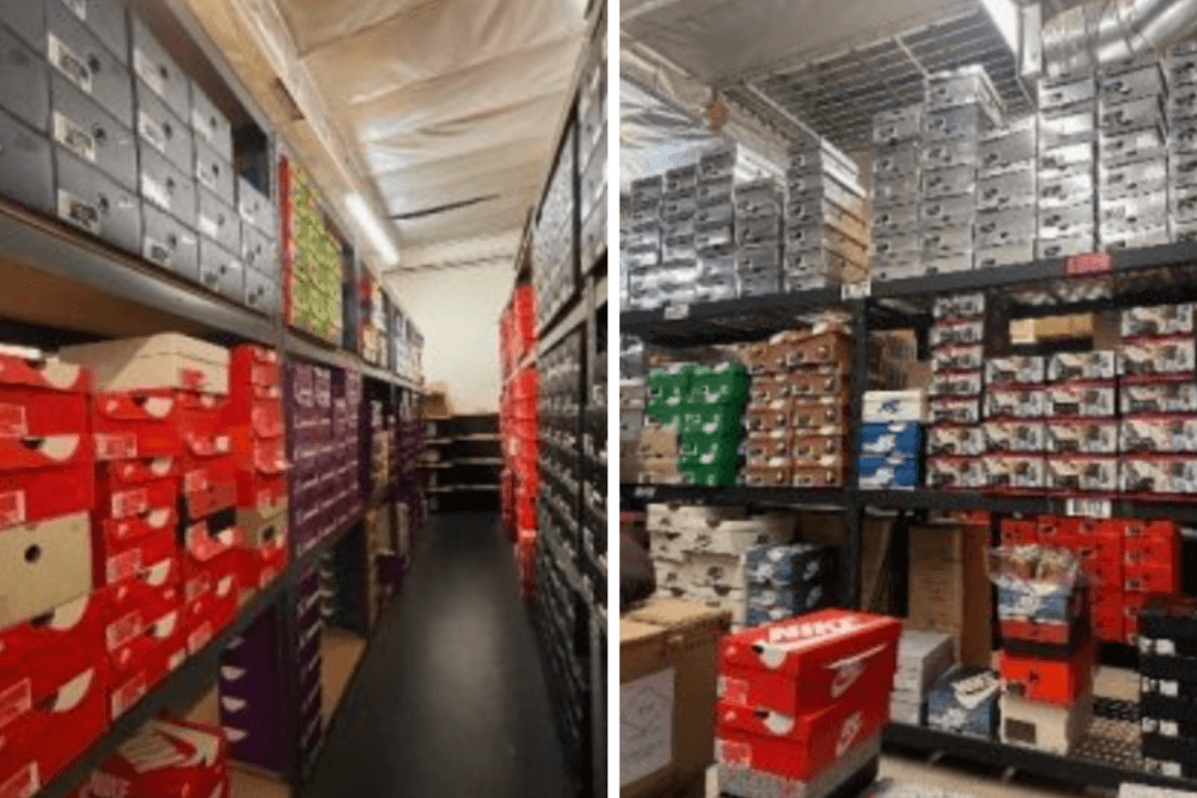Man Arrested After $5 Million of Stolen Nike Goods Found in Hawthorne