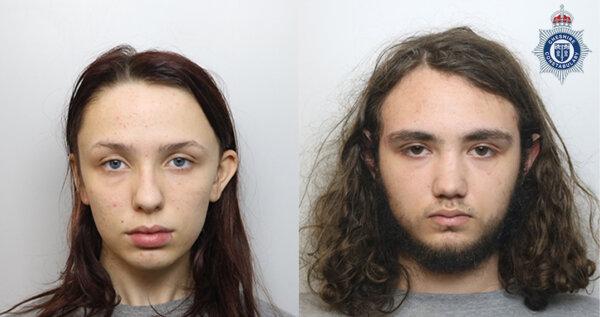 (Left) An undated image of Scarlett Jenkinson; (Right) An undated image of Eddie Ratcliffe. Jenkinson and Ratcliffe were convicted of the murder of Brianna Ghey in Culcheth Linear Park, near Warrington, England, on Feb. 11, 2023. (Cheshire Police)