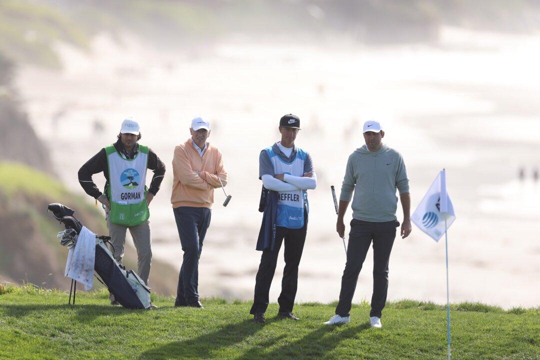 Scottie Scheffler Joins Three-Way Lead at Pebble Beach Pro-Am