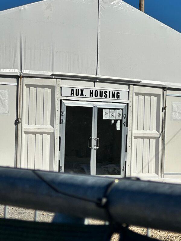 An illegal immigrant shelter in Queens Village, N.Y., on Feb. 7, 2024. (Courtesy of Juliette Fairley)