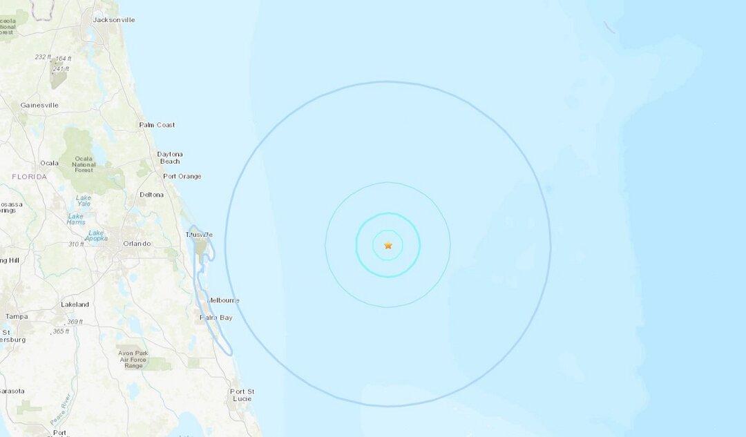 Floridians Shaken by 4.0 Magnitude Earthquake About 100 Miles Off the Coast in the Atlantic Ocean