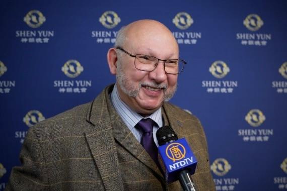 Serge Wilkins attended Shen Yun Performing Arts at Arkéa Arena on Feb. 6, 2024. (NTD)