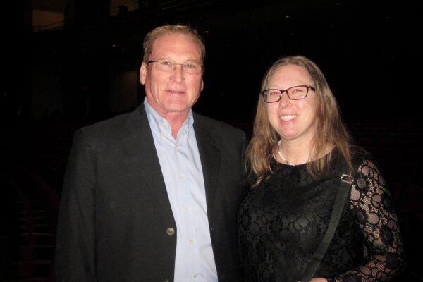 Stephen Prater and Shannon Sportsman enjoyed Shen Yun's evening performance at the Linda Ronstadt Music Hall in Tuscon, Ariz., on Feb. 10, 2024. (Jane Yang/The Epoch Times)