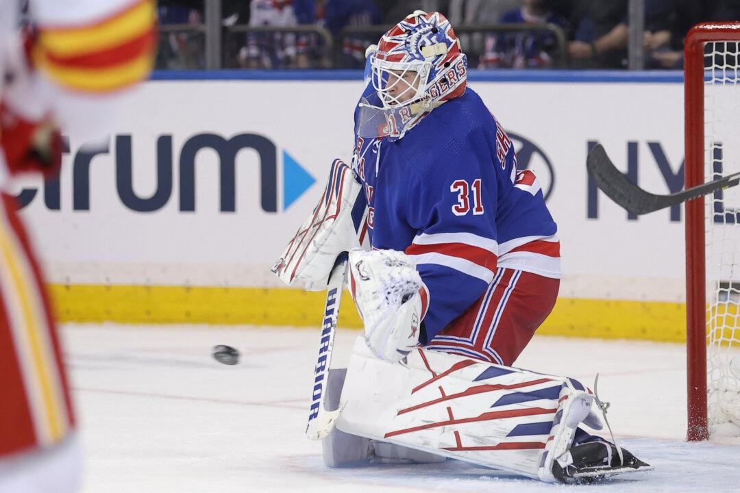 NHL Roundup: Rangers’ Igor Shesterkin Blanks Flames