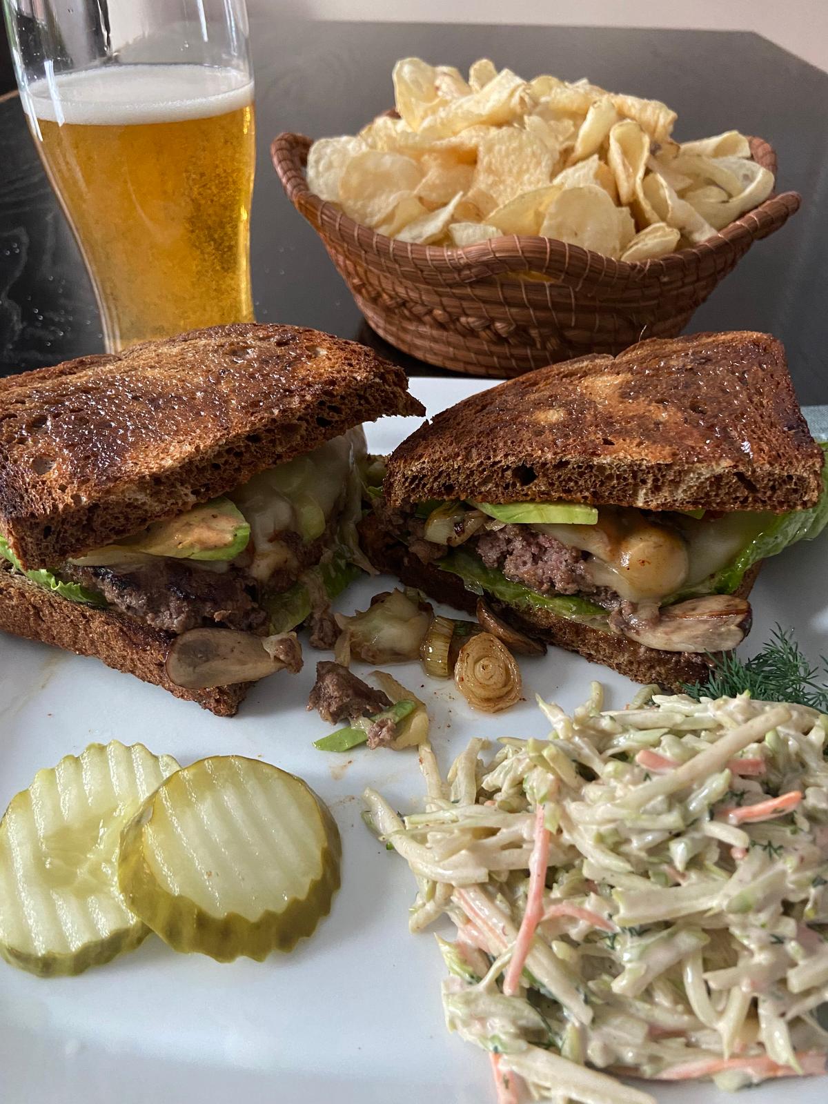 Cast-Iron Burgers Are a Must in Winter