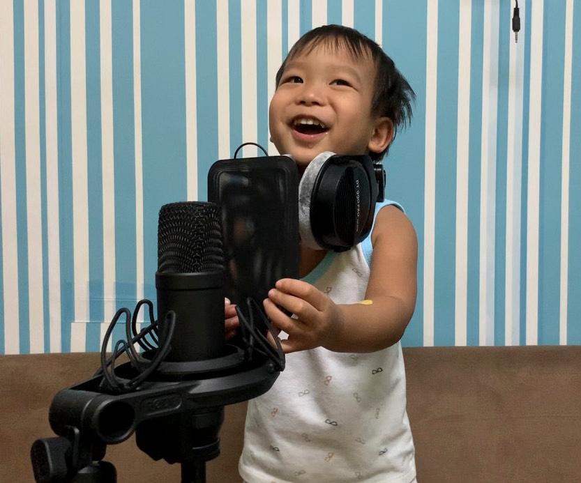 Kael started singing at 2 years old. (Courtesy of Jan Gabriel Lim)