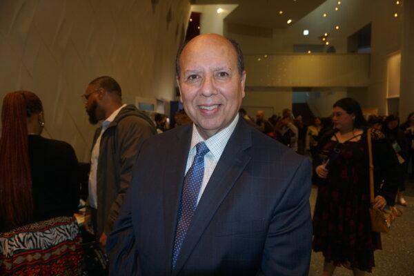 Frank Samudio attended Shen Yun Performing Arts at the Tobin Center for the Performing Arts in San Antonio, Texas, on Feb. 18, 2024. (Yeawen Hung/The Epoch Times)