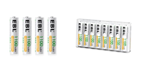 EBL AAA Ni-MH Rechargeable Batteries