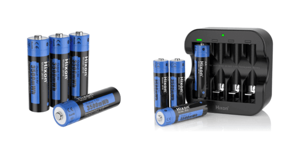 Hixon Rechargeable AA Batteries