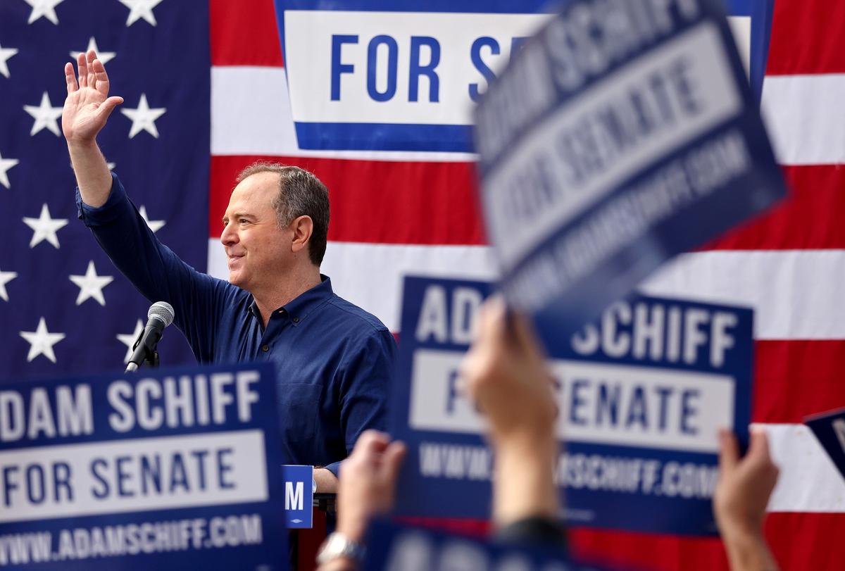 Adam Schiff Secures Top Status in California’s 3rd US Senate Debate