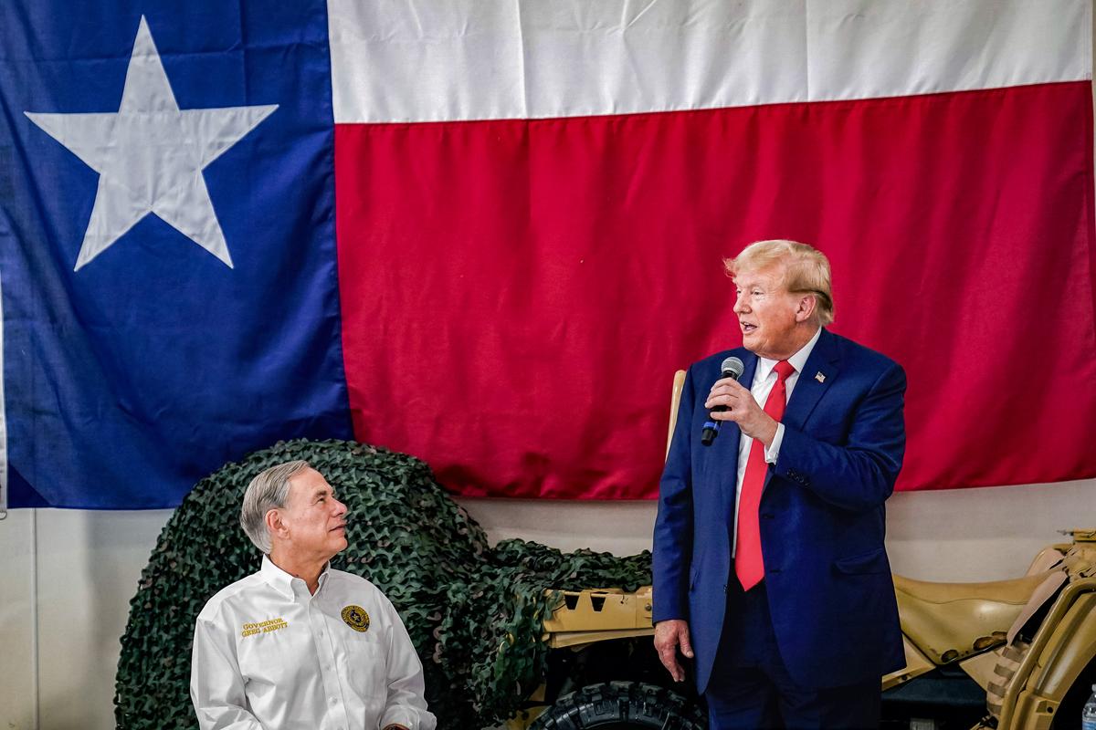 Trump Says Texas Gov. Abbott ‘Absolutely’ on His List of Potential Vice President Picks