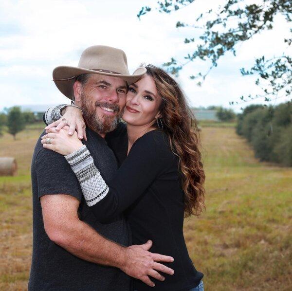 Ms. Harris with her husband, Scott. (Courtesy of Stacy Lyn Harris)