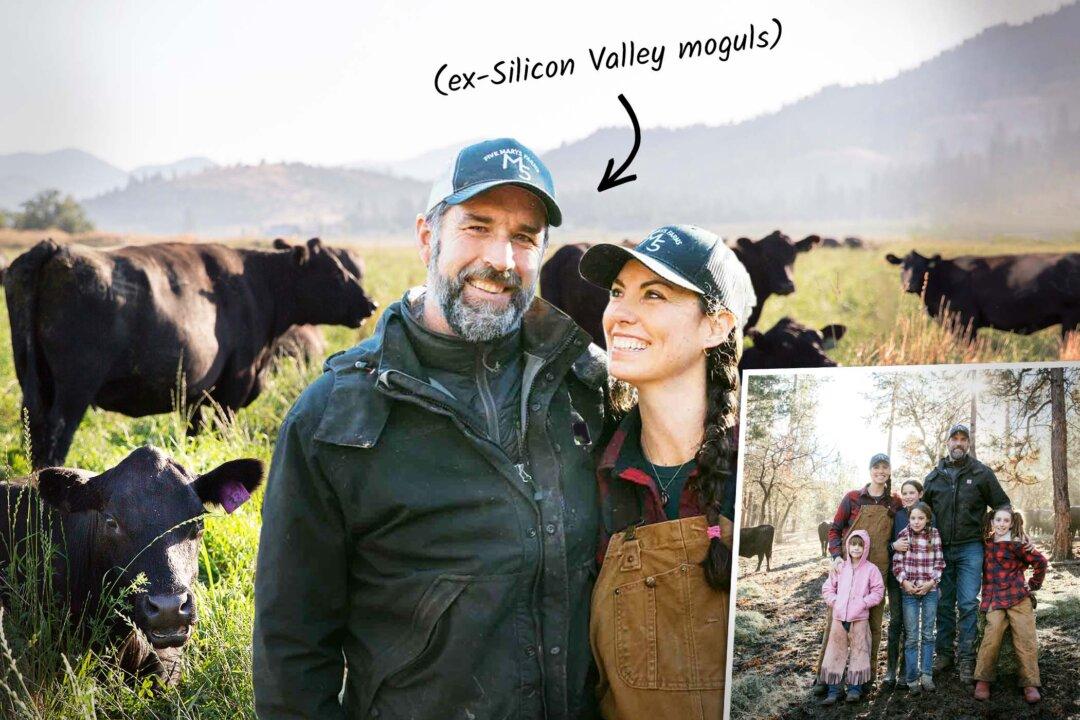 California Couple, 4 Girls From Bay Area Give Up Businesses, Big House to Be Ranchers, Raise Cattle