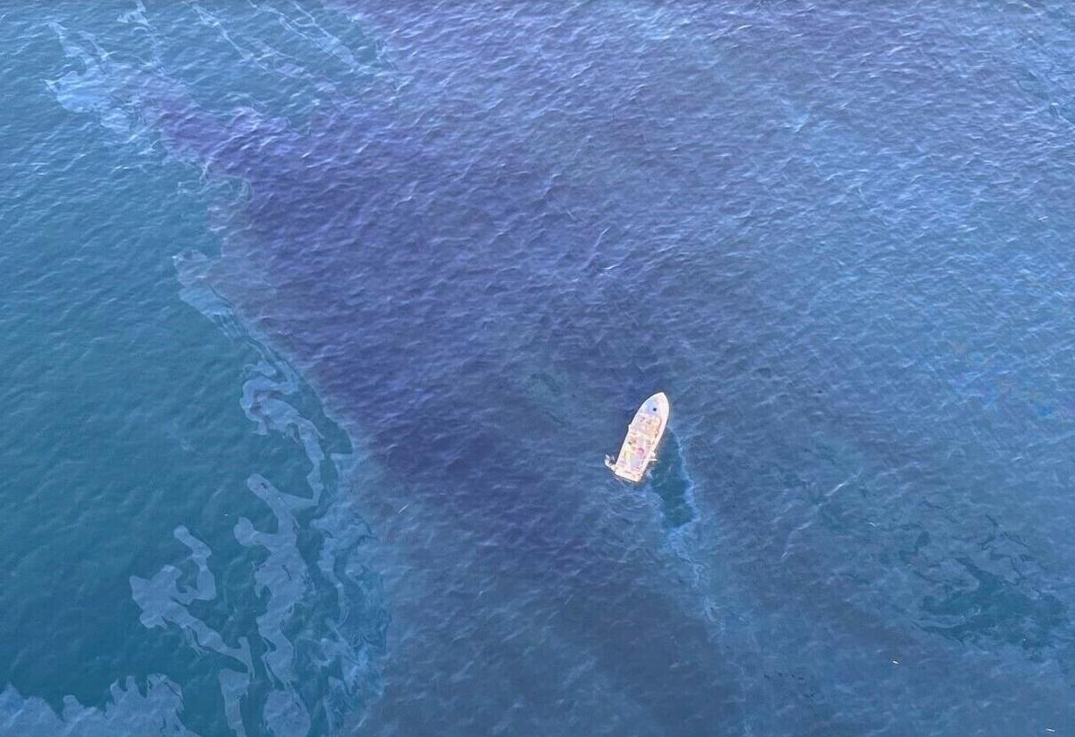 Huntington Beach Oil Sheen Likely Natural Seepage, Says Coast Guard