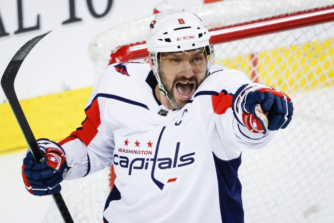 Caps Star Ovechkin Becomes 3rd in NHL History to Score 20 Goals in 19 Consecutive Seasons