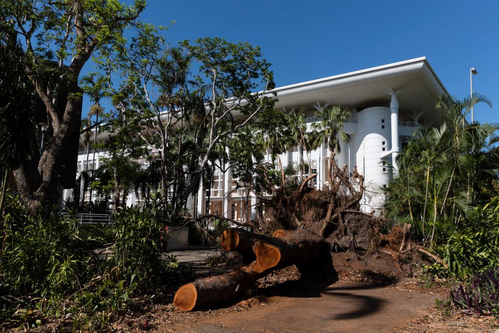 Ex-tropical Cyclone Megan Sweeps Through Inland Northern Territory