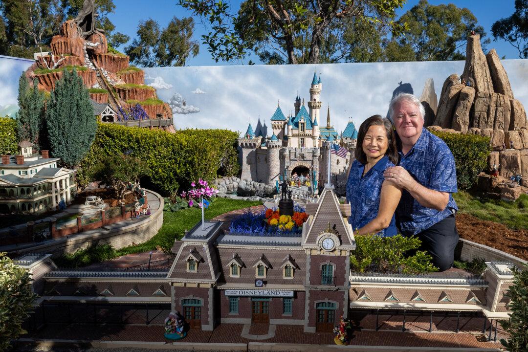 He Built a Mini-Disneyland in His Backyard—and You Can Walk Through It This Spring