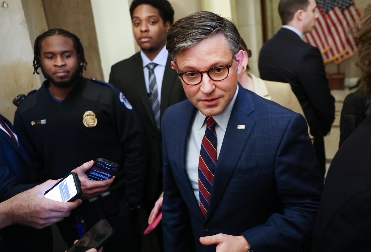 Spending Bills Likely to Be Unveiled ‘This Afternoon,’ Speaker Johnson Says