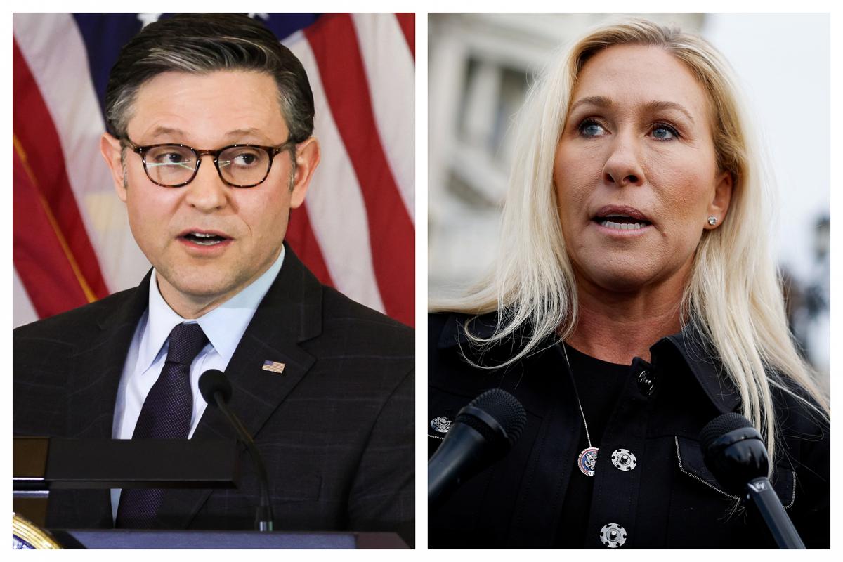 Rep. Greene Calls Speaker Johnson a ‘Democrat’ Similar to Nancy Pelosi