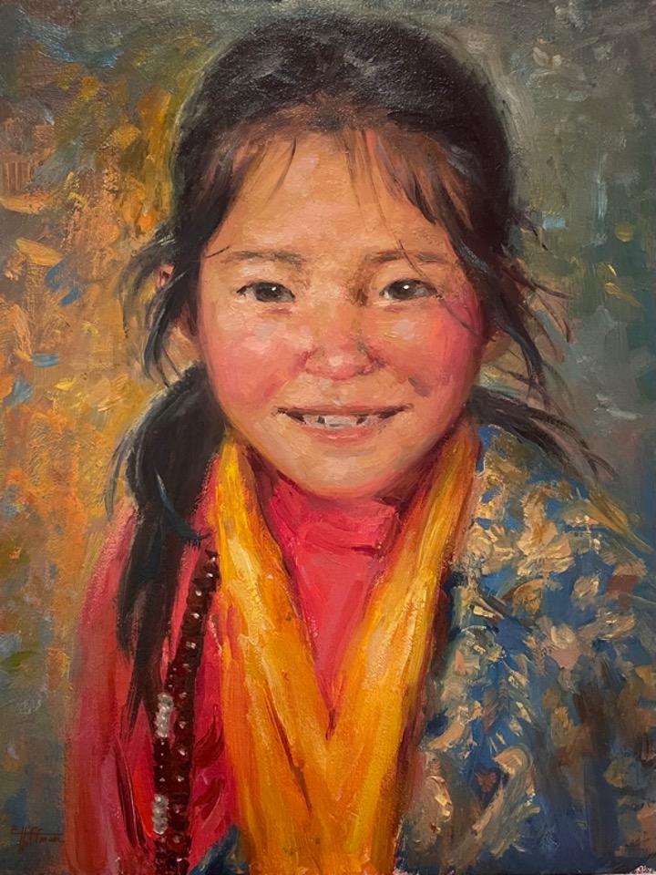 "Tibetan Girl" by Eliza Hoffman. (Courtesy of The Hoffmans)