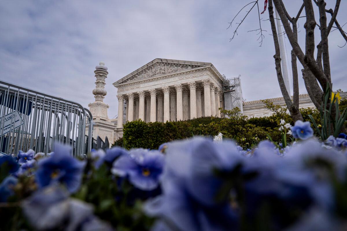 U.S. Supreme Court in Washington on March 22, 2024. (Madalina Vasiliu/The Epoch Times)