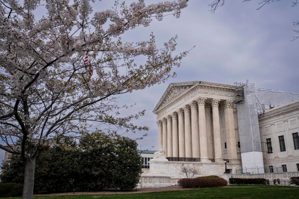 U.S. Supreme Court in Washington on March 22, 2024. (Madalina Vasiliu/The Epoch Times)