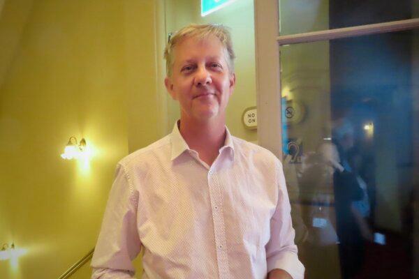 Mark Rivers attends Shen Yun performing arts at His Majesty's Theatre in Perth, Australia, on March 23, 2024. (Rachel Qu/The Epoch Times)