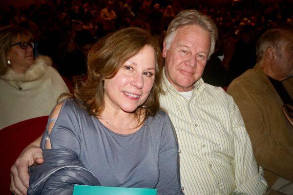 Gloria Rodriguez and Mike Kelly enjoyed Shen Yun at the State Theatre New Jersey in New Brunswick, New Jersey, on the evening of March 30, 2024. (Yeawen Hung/The Epoch Times)