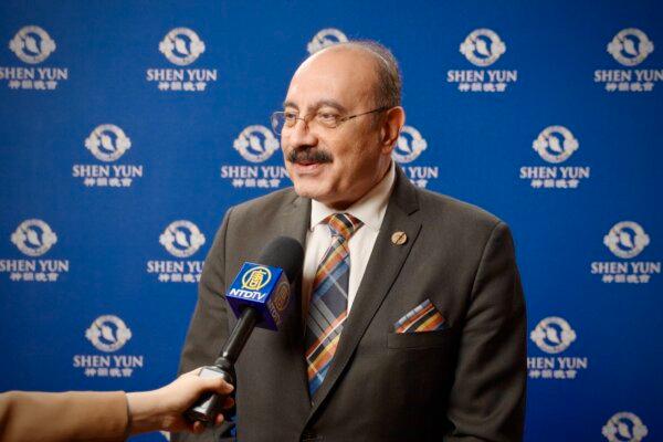 Sheref Sabawy, a member of the provincial parliament of Ontario, enjoyed Shen Yun's evening performance at the Four Seasons Centre for the Performing Arts on April 2, 2024. (NTD)