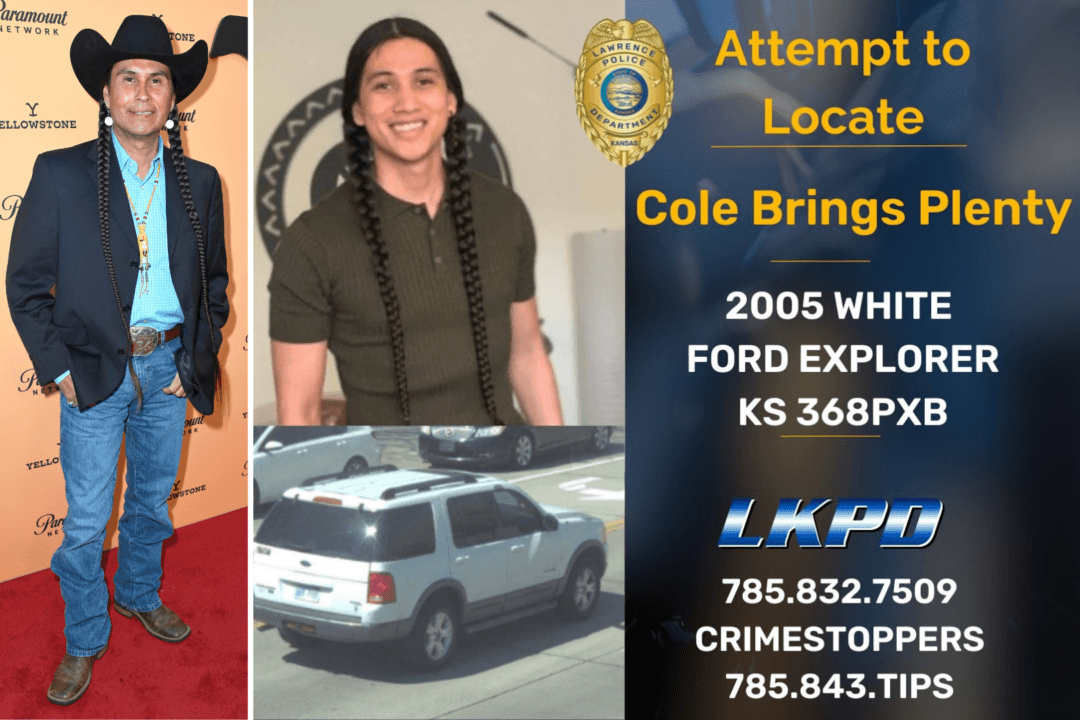 Actor Cole Brings Plenty Goes Missing After Domestic Violence Allegation