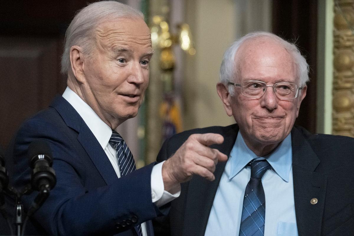 Biden Teams Up With Bernie Sanders to Promote Lower Health Care Costs