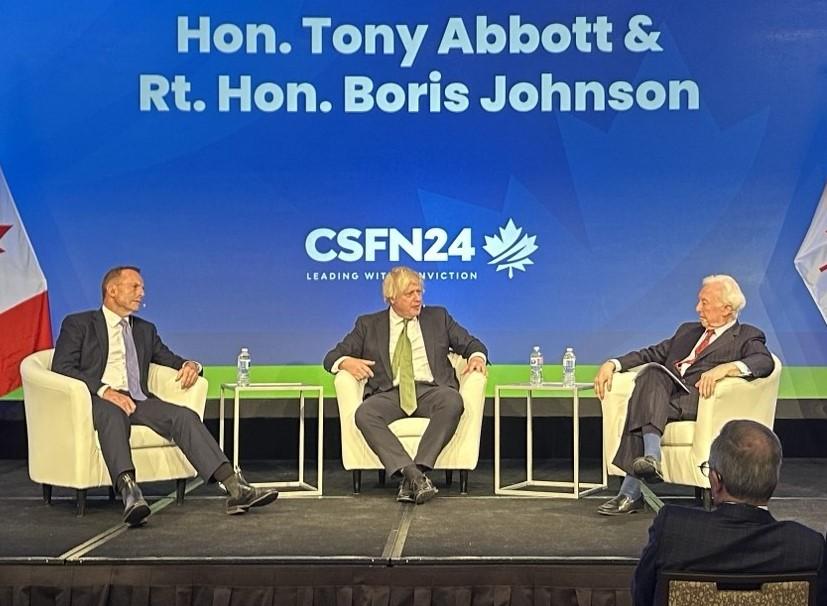 UK, Australia Ex-PMs Johnson and Abbott Laud Tories’ High Polling in Canada, Emphasize Importance of Freedom